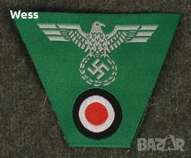 Германия, Трети райх, Вермахт - нашивки за шапка, снимка 2 - Колекции - 40600579