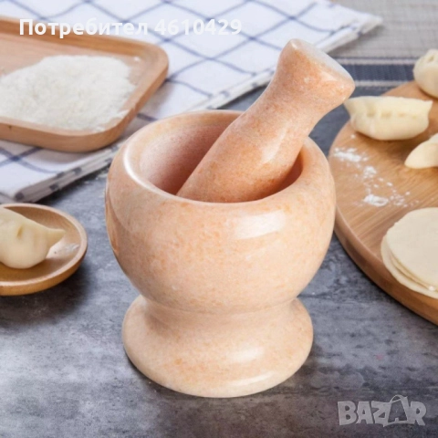 Каменно хаванче за стриване на чесън, снимка 2 - Други - 52319645