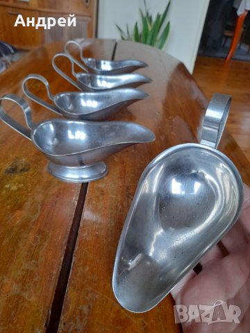 Стара неръждаема сосиера,сосиери, снимка 4 - Други ценни предмети - 39478679