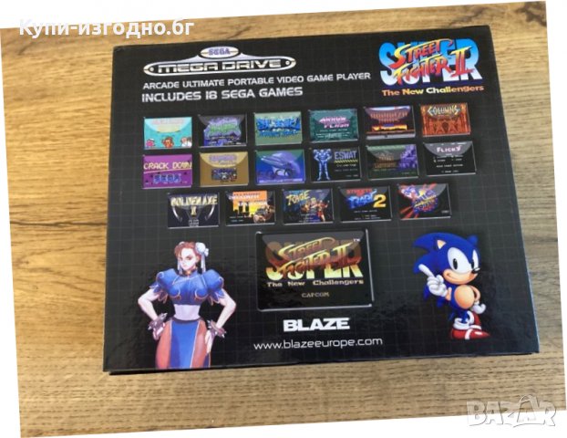 Ретро конзола - Sega Mega Drive Arcade ultimate portable video game player от Blaze, снимка 6 - Други игри и конзоли - 39119737