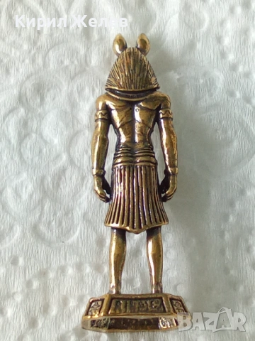 Бронзова фигурка на анубис 45033, снимка 3 - Колекции - 54173050