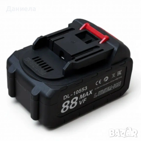 Акумулаторен верижен трион 8" / 6" (88VF) – комплект с 2 шини и 2 батерии, снимка 7 - Моторни триони/резачки - 53879242