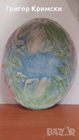 Релефна чиния 1928г. много стара 100лв, снимка 2 - Декорация за дома - 48804665