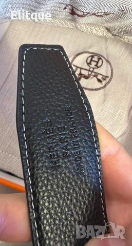 колани от естествена кожа в кутия hermes , снимка 3 - Колани - 53216848