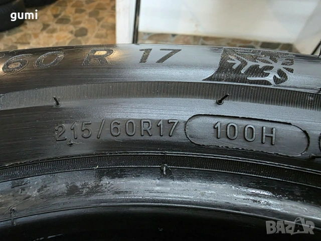 4бр зимни гуми 215/60/17 MICHELIN L04826, снимка 5 - Гуми и джанти - 53267724