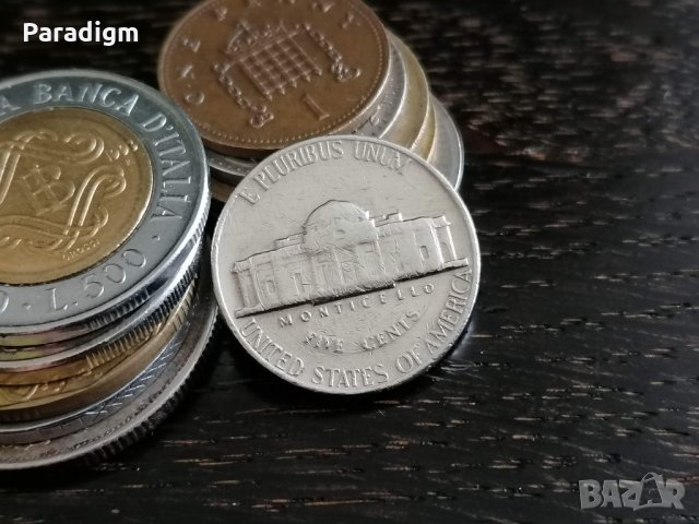 Монета - САЩ - 5 цента | 1970г.