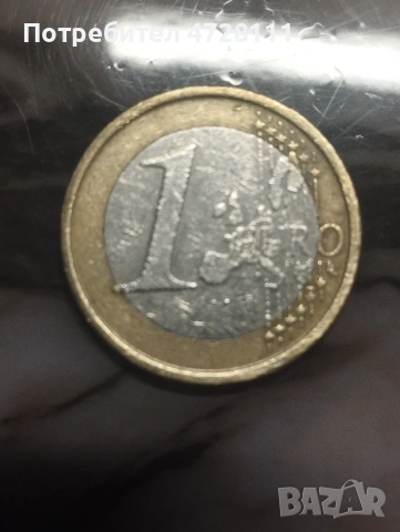  Не центрирана 1 евро Испания 