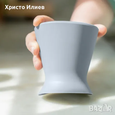 Държач за бебешко шише Ingenuity Robins Egg Light gray, снимка 3 - Прибори, съдове, шишета и биберони - 56253520