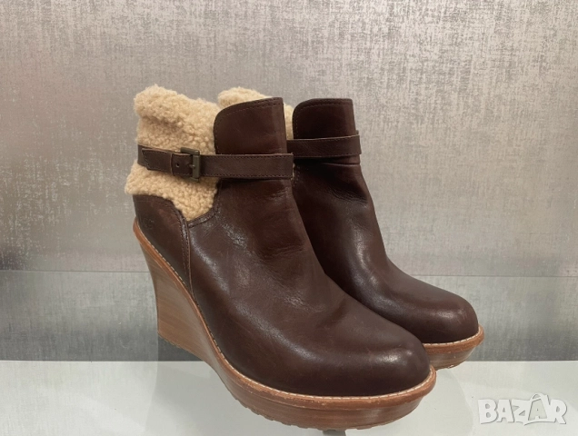 обувки на висок ток UGG Anais от овча кожа номер 40 