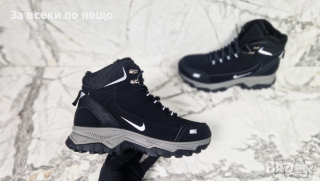 Nike Мъжки Зимни Кубинки С Топла Дебела Вата Найк - Налични Различни Цветове Код P1705, снимка 3 - Мъжки боти - 52969882