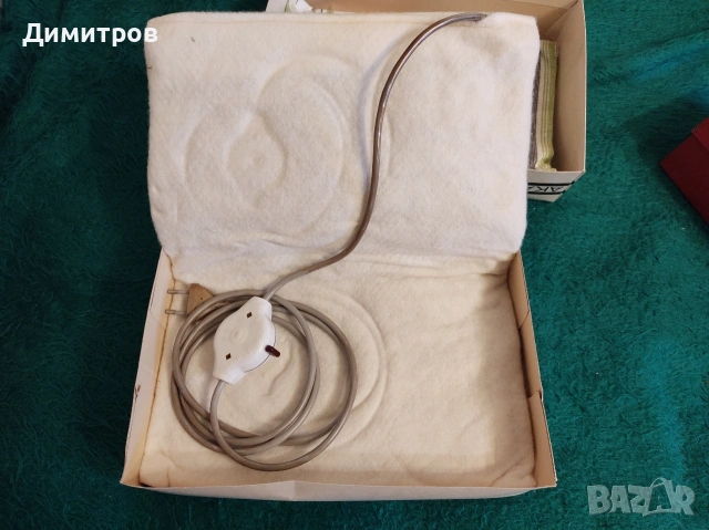 Електрическа възглавница от соца нова, снимка 4 - Други стоки за дома - 54308157