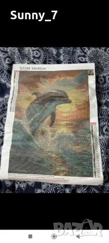 Нов диамантен гоблен размер 30/40, снимка 6 - Гоблени - 49464553