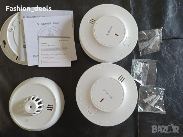 Нов комплект Безжични взаимосвързани аларми за дим и топлина Дом , снимка 9 - Други стоки за дома - 42364712