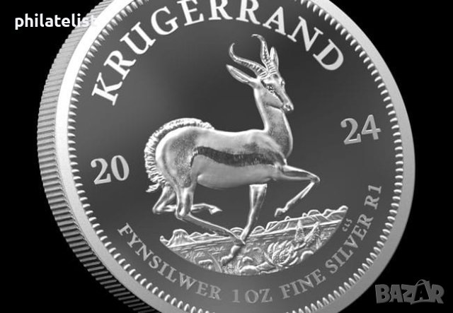 Южна Африка 2024 - 1 OZ - Кругерранд - Сребърна монета, снимка 4 - Нумизматика и бонистика - 44751639