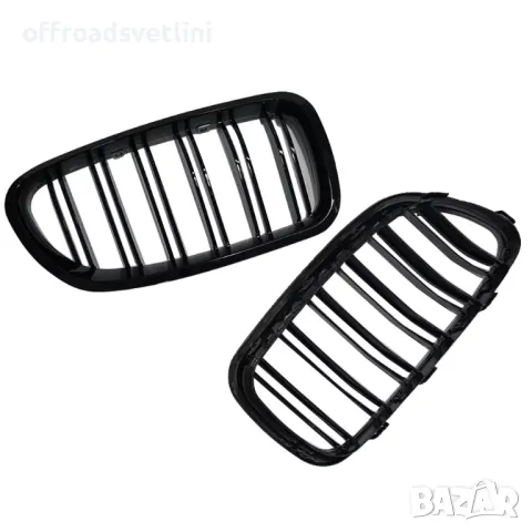 Бъбреци с двойни ребра черен лак за BMW серия 5 F10 F18 2010 до 2017, снимка 2 - Аксесоари и консумативи - 48292242