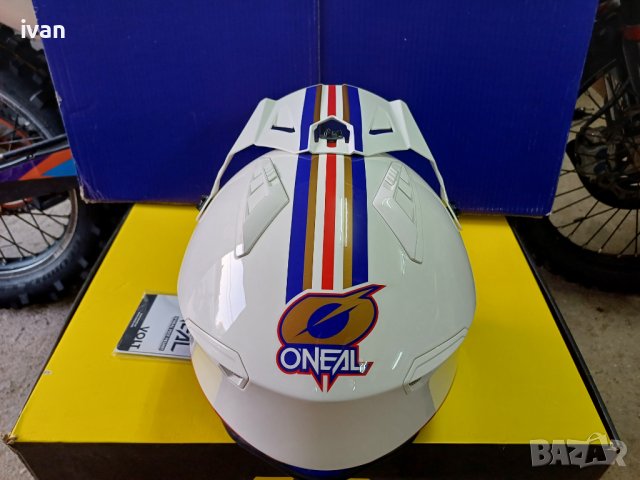 Каска oneal скутер триал чопър trial, снимка 6 - Спортна екипировка - 42430821