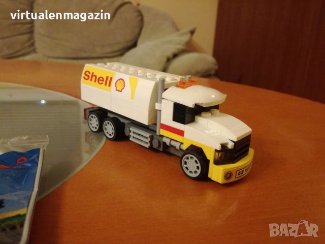 Конструктор Лего - Lego Ferrari 40196 - Shell Tanker polybag, снимка 2 - Конструктори - 39233048