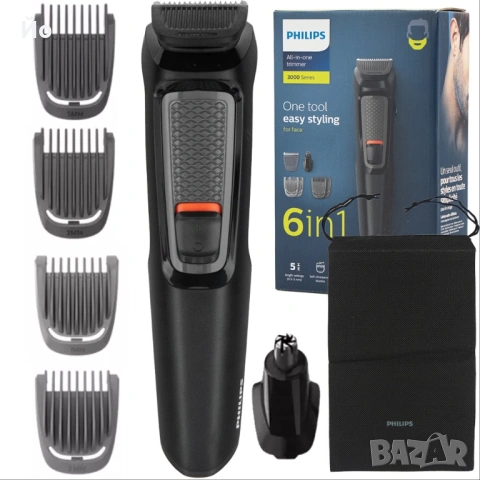 Мултитример Philips Multigroom , снимка 2 - Мъжка козметика - 53880746