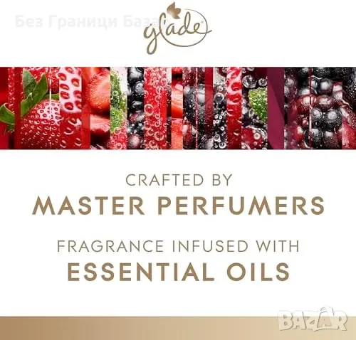 Нови Ароматни свещи Glade с етерични масла, комплект 6 броя до 30 часа горене, снимка 2 - Други - 47294379