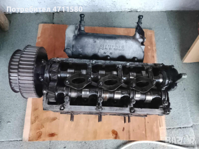 Цилиндрова глава лява страна  за Ауди А4 2.5 TDI 163к.с 2003г BFC, снимка 2 - Части - 53371767