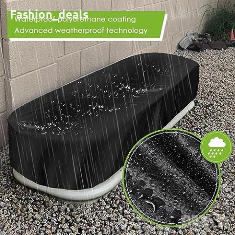 Ново Водонепроницаемо Покривало за Басейн 420D 180x60x30 см Калъф, снимка 4 - Басейни и аксесоари - 42835841