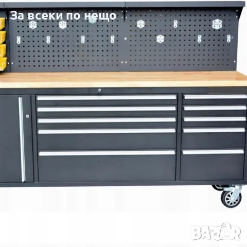 Подвижен шкаф за инструменти с работен плот JCB, снимка 13 - Други инструменти - 50328455