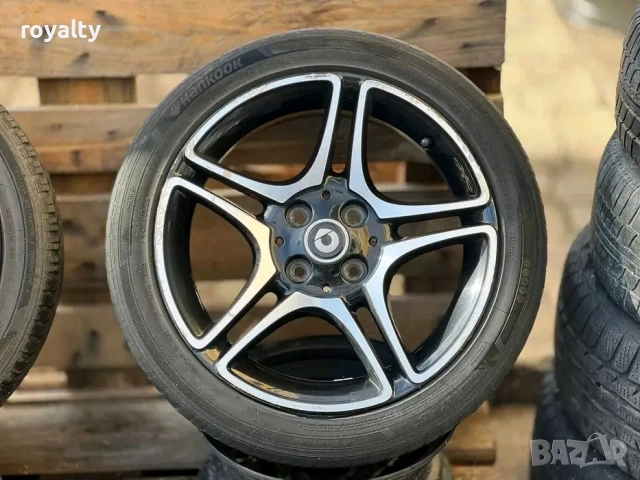 4х100 16 Цола Джанти Smart FORFOUR Спорт Пакет, снимка 2 - Аксесоари и консумативи - 52670198