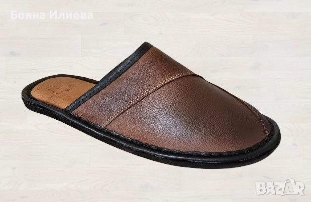 Домашни чехли от ЕСТЕСТВЕНА кожа произведени в гр. Габрово