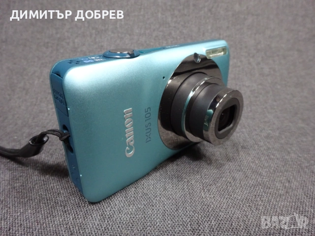 ЦИФРОВ ФОТОАПАРАТ CANON IXUS 105 12,1MP DIGITAL CAMERA, снимка 5 - Фотоапарати - 53946579