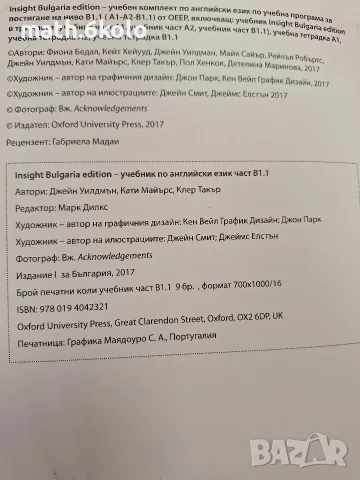 Insight B1.1 учебник , снимка 2 - Чуждоезиково обучение, речници - 55768313