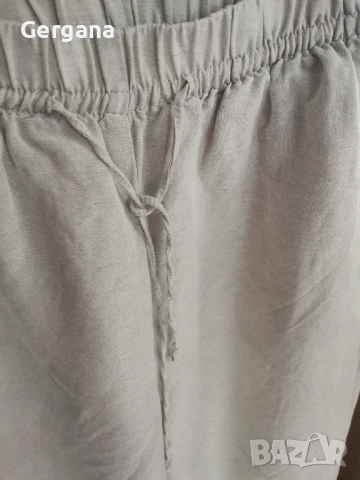 H&M панталон лен, снимка 4 - Панталони - 51005532