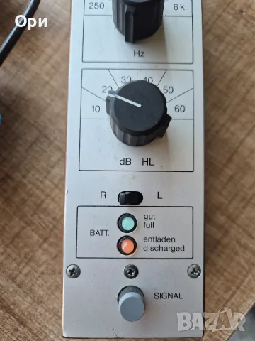 Медицински аудиометър (скринер за слухови тестове) модел Hortmann Selector SL 01, снимка 5 - Медицинска апаратура - 55854174