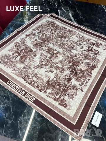 Дамски Шалове - Коприна ⚜️ Dior , снимка 7 - Шалове - 53021373
