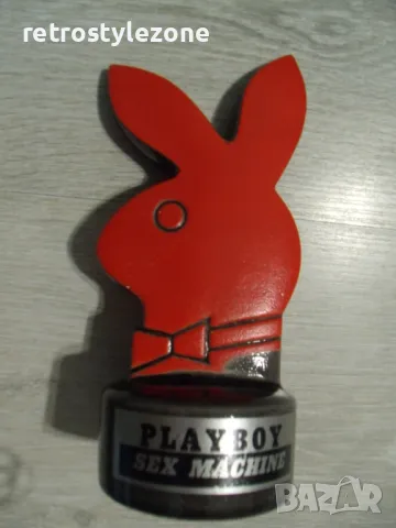 № 7712 керамична фигура - сувенир - PLAYBOY   - размер - височина 28 см , диаметър 8,5 см , снимка 5 - Други ценни предмети - 47454991