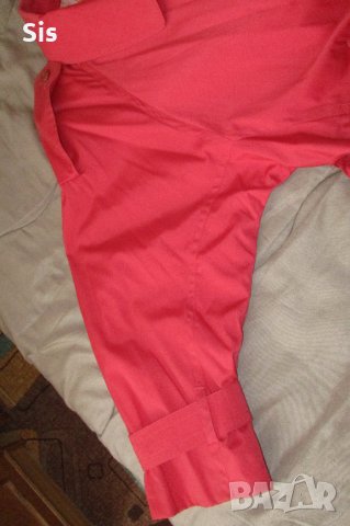Дамски червен шлифер М, L, снимка 2 - Шлифери - 40068582