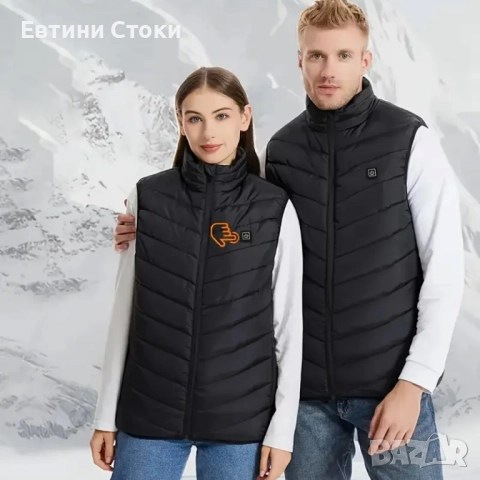 Електрически отопляем елек USB Unisex - топлина през зимата, снимка 6 - Други - 52041241