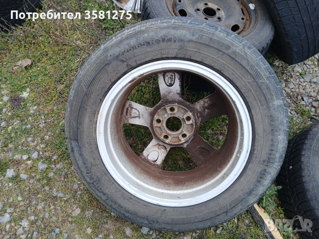 алуминиева джанта с гума за тойота RAV 4, снимка 2 - Гуми и джанти - 53968438