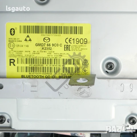 Дисплей навигация Mazda 6 Estate (GJ, GL) 2013-2019 ID:148379, снимка 3 - Части - 51257025