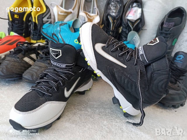 нови  унисекс детски бутонки, бейзбол  NIKE® original AIR HUARACHE, футболни обувки, калеври 30 - 31, снимка 9 - Детски маратонки - 44639537