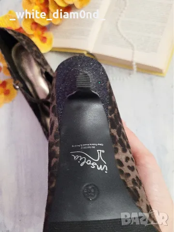Стилни дамски обувки на ток номер 40 , снимка 3 - Дамски обувки на ток - 49188366