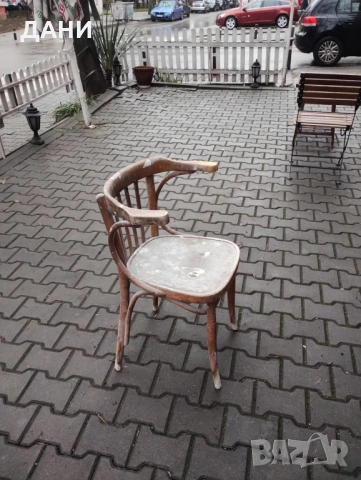 два стари дървени виенски стола , снимка 10 - Антикварни и старинни предмети - 52970273