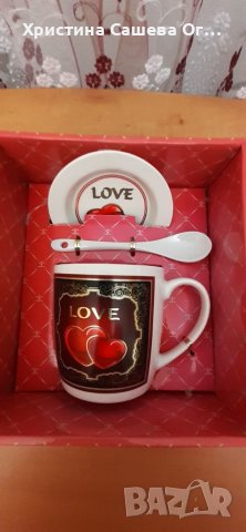 Луксозна чаша 3 части  в подаръчна кутия 