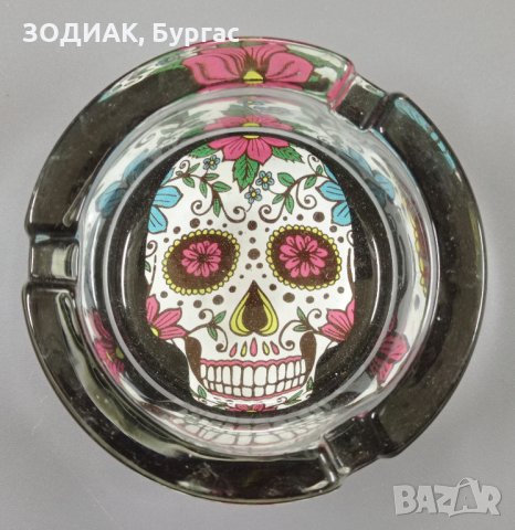 Стъклен ПЕПЕЛНИК, снимка 3 - Други стоки за дома - 28584769