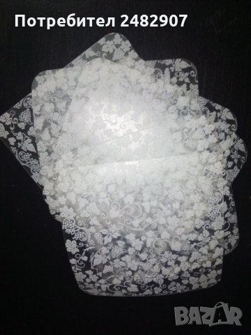 Комплект подложки за чаши - 6 бр. , снимка 3 - Други - 31644798