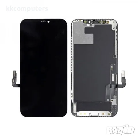 MUSTTBUY LCD / FHD Дисплей за iPhone 12 / 12 Pro 6.1 + Тъч скрийн / Черен / Без Грешка Баркод : 4842