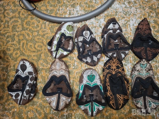 Родопски мъжки и дамски терлици, плетени чорапи, снимка 10 - Други - 47423642