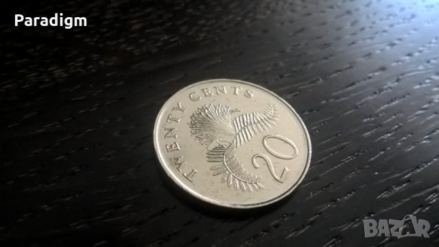 Mонета - Сингапур - 20 цента | 2006г.