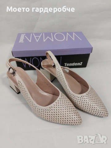 Дамски сандали на дебел ток номер 40