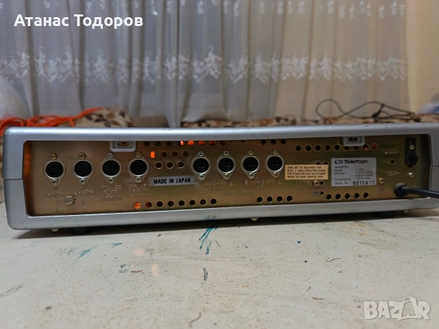 усилвател" Teleton ", снимка 4 - Ресийвъри, усилватели, смесителни пултове - 52922550