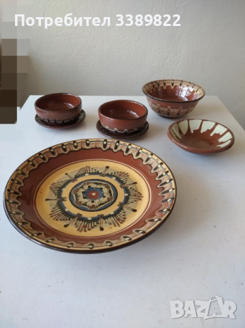 керамични чинии, снимка 1